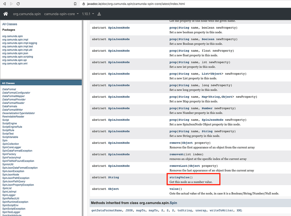 Typo in Spin docs - Community Feedback - Camunda Forum