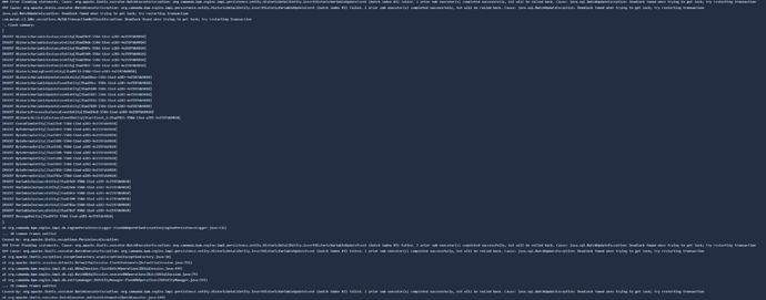 Deadlock while starting new Process Instance - Discussion & Questions ...