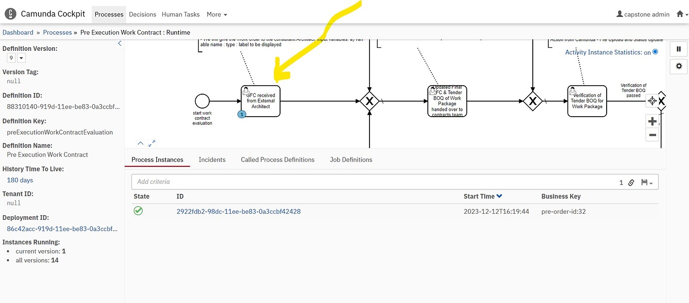 I have created a Camunda Spring Boot application. When using Camunda ...