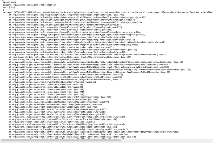 Error log