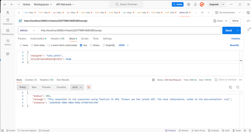 Assign Task API is not working - Page 2 - Camunda 8 Topics - Camunda Forum