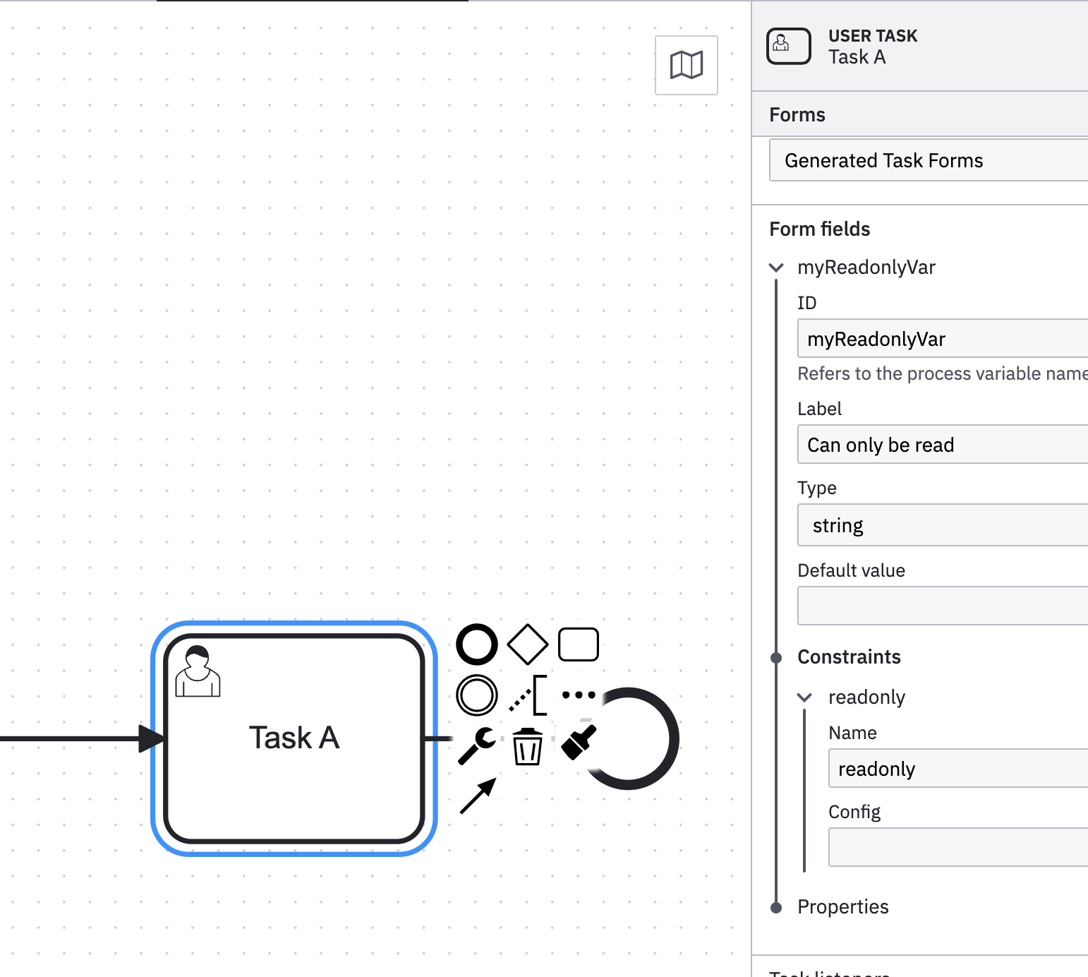 How to pass user task form field variable value to next user as read ...