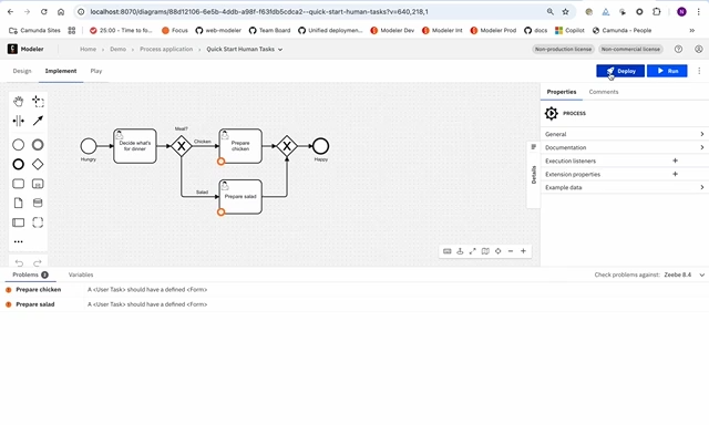 Web Modeler Early Feedback - running thread - Announcements - Camunda Forum