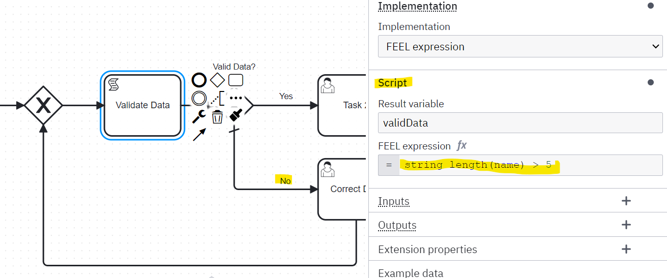 Is there any way to throw a bpmn error via feel expression in a script ...